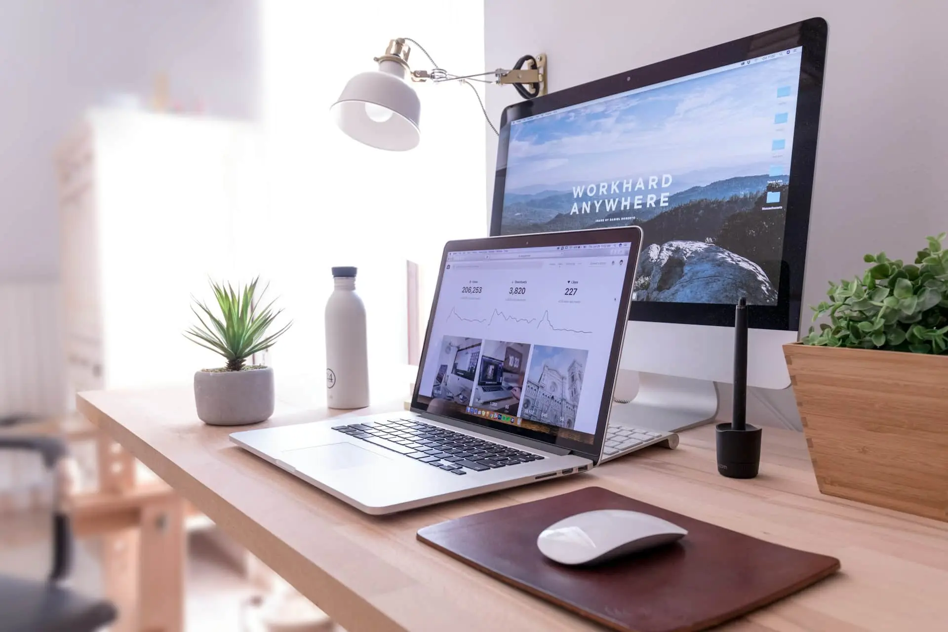 desktop and laptop for web designers